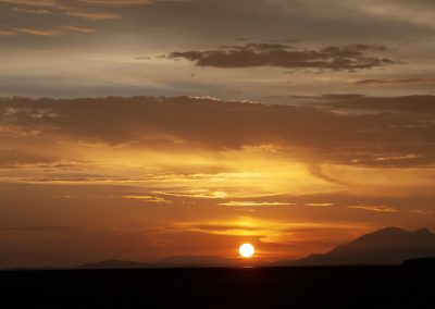 Sonnenaufgang in Lewa